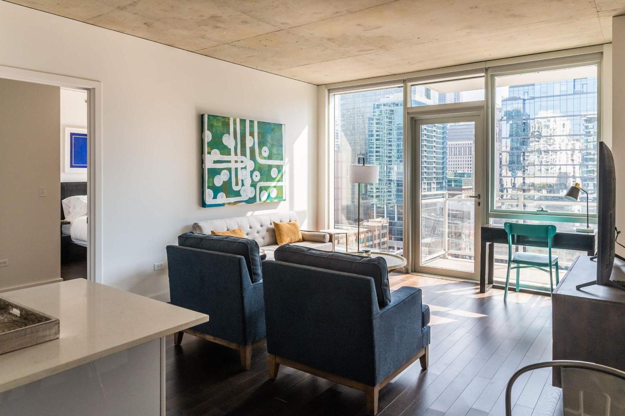 2br Elegant Premium With Balcony & Sweeping Views Apartment *